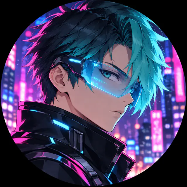 Neon Cyber Samurai