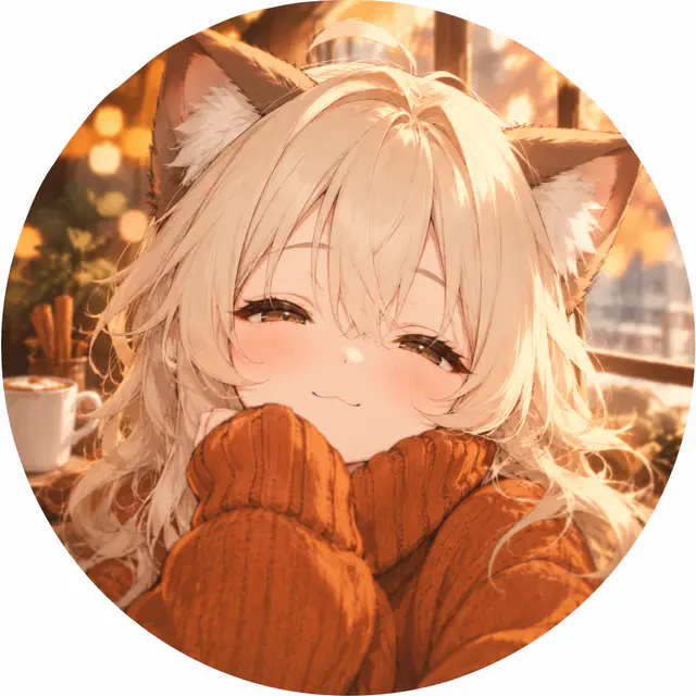 Cozy Cat-Eared Character