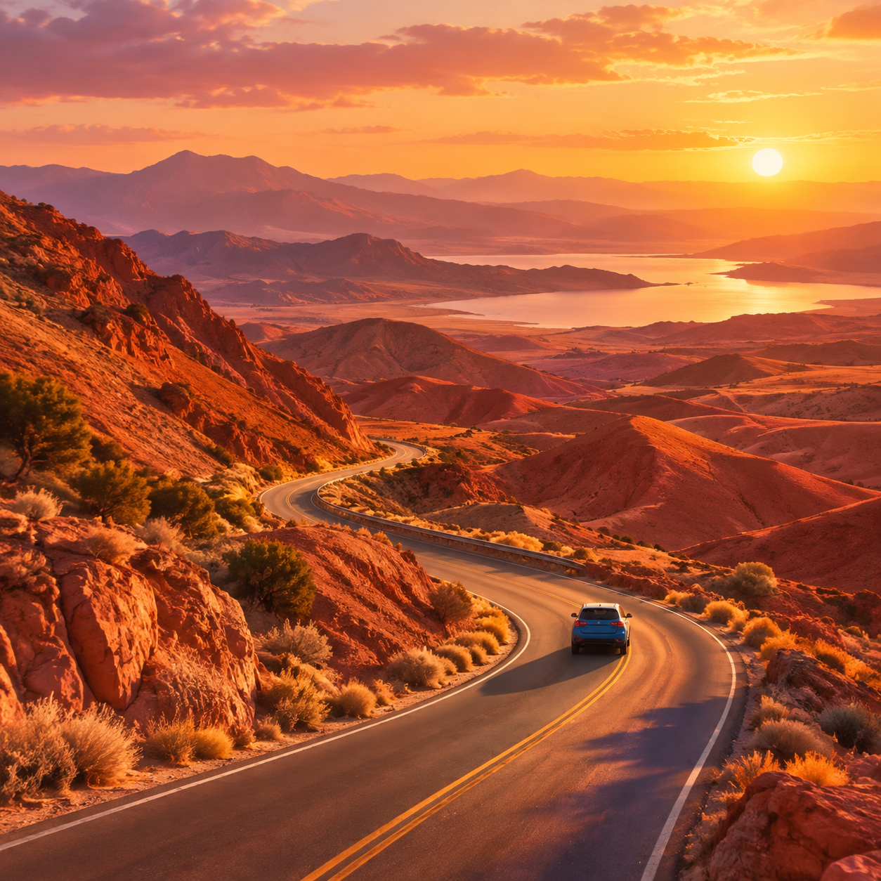 Terracotta Desert Road