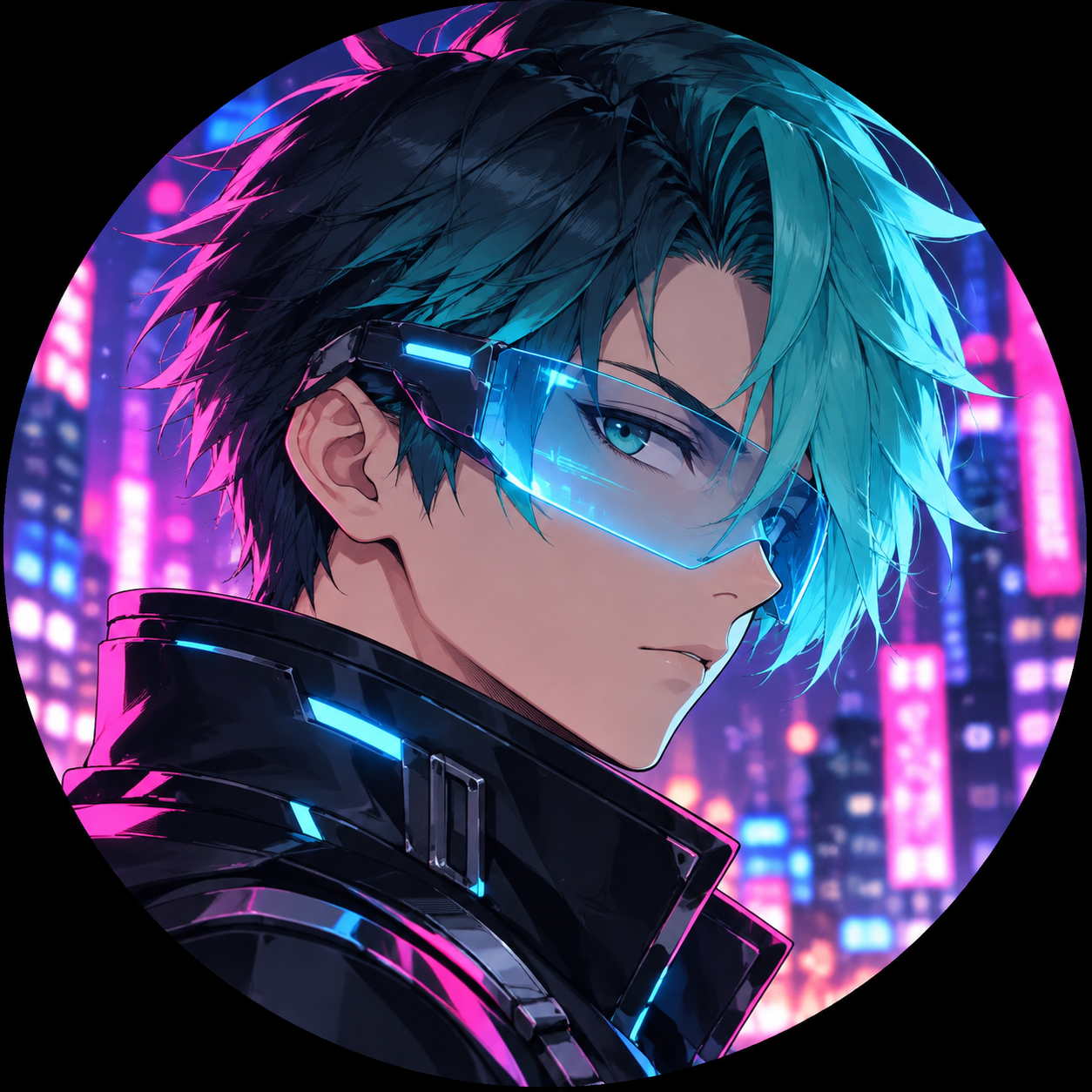 Neon Cyber Samurai