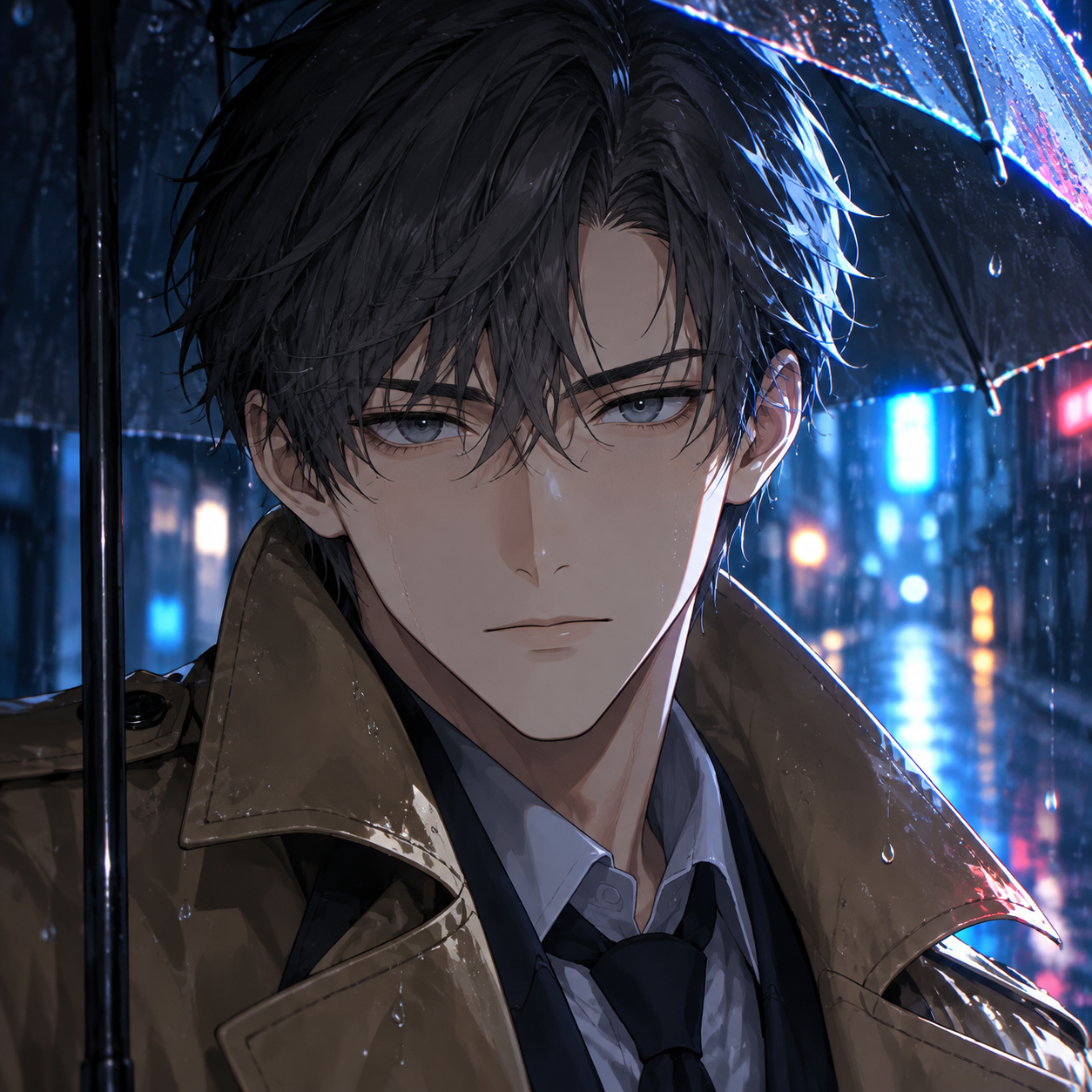 Rainy Noir Detective