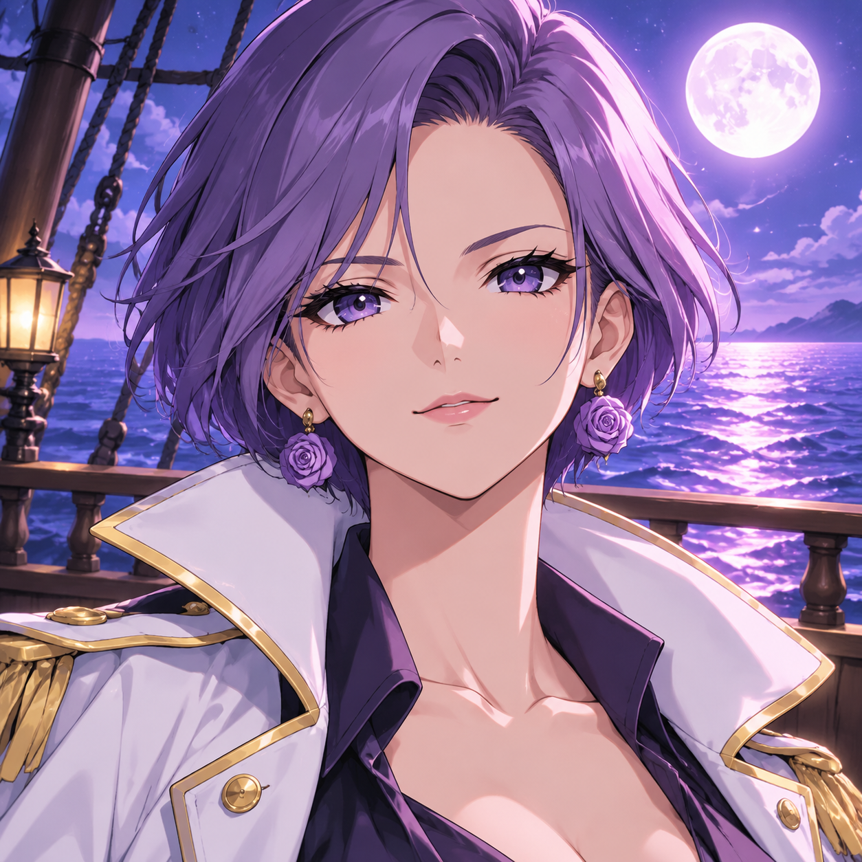 Violet-Haired Swordswoman